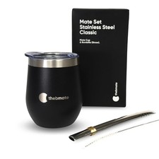 Classic Yerba Mate Set Double Walled Stainless Steel Mate Cup Mate Gourd ...