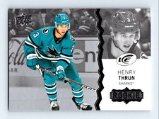 #142 2023-24 Upper Deck Ice Henry Thrun RC Sharks