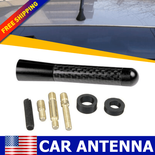 Universal 9.6" Carbon Fiber Antenna AM/FM for Car Boat 1.4"/3"/4"/4.7"/5.5"/7" - Picture 17 of 21