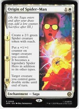 Origin of Spider-Man 9 Rare Marvel's Spider-Man Magic: The Gathering LP