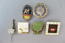 6x Olympia - Anstecknadel / Abzeichen