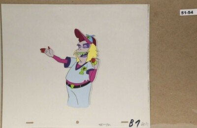 Beetlejuice Original Production Drawing And Cel 51-54 Used Cond.