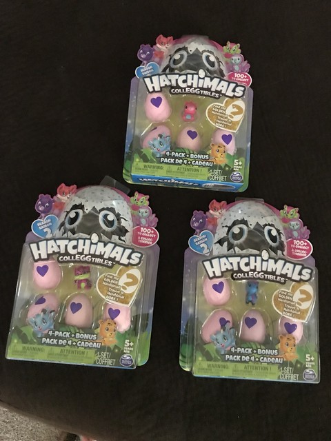 HATCHIMALS Colleggtibles egg 4 Pack + Bonus SEASON 2 w/ GOLDEN HATCHIMAL CHANCE for sale online
