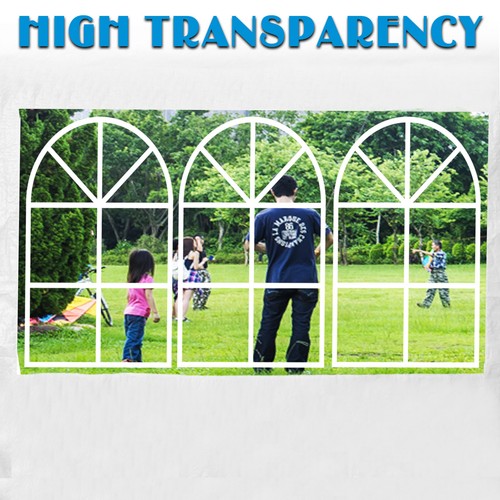 10’ x 10’ Tent SIDEWALLS for Pop up Canopy Outdoor Side Panels w/window - Picture 5 of 6