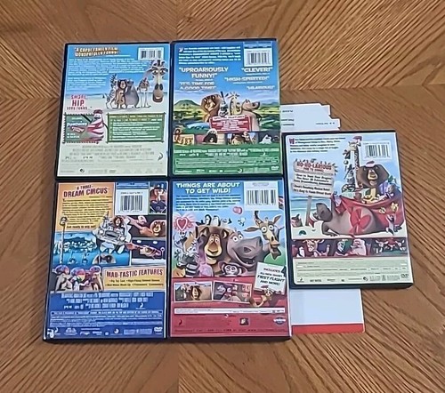 Madagascar TRILOGY 5 DVD MOVIE Collection 1 2 3 & MERRY & MADLY MADAGASCAR - Bild 3 von 18