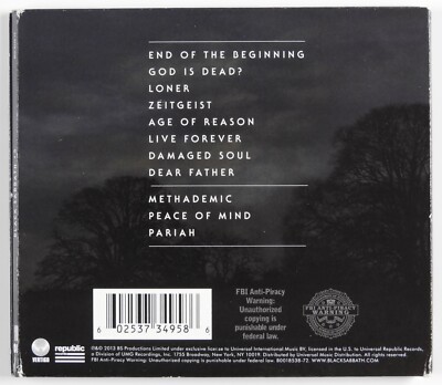 Black Sabbath JSA Autograph Signed CD 13 Ozzy Osbourne Geezer Tony