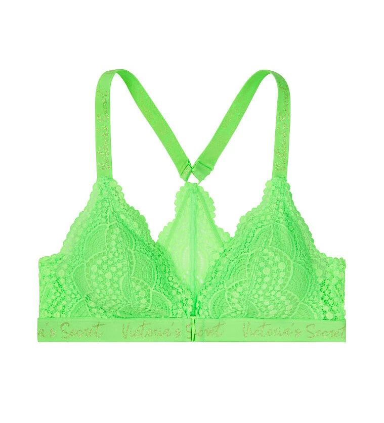 NWT! Victorias Secret Neon Green Lace Bralette Size S