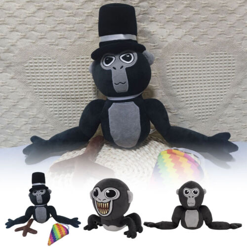 Gorilla Tag Monkey Plush Stuffed Animal for Kids Thanksgiving Birthday Easter FT - Picture 1 of 18