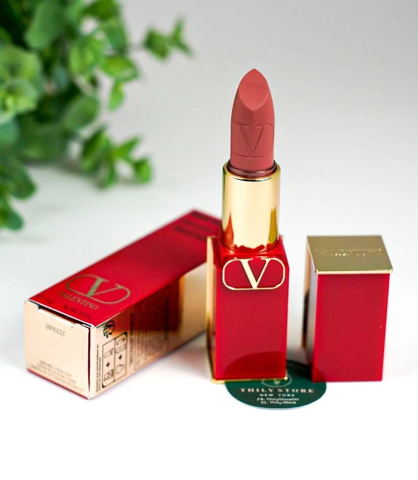 Valentino Rosso Satin Lip Color Lipstick 101A HOT BEIG Full Size