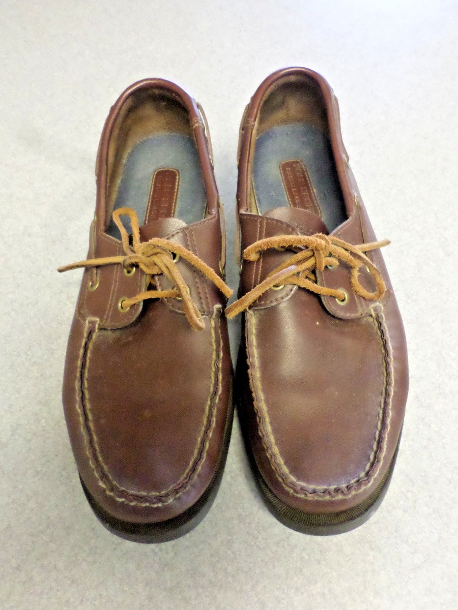 Polo Sport dark brown leather, boat shoes, Men's 11.5 D | eBay