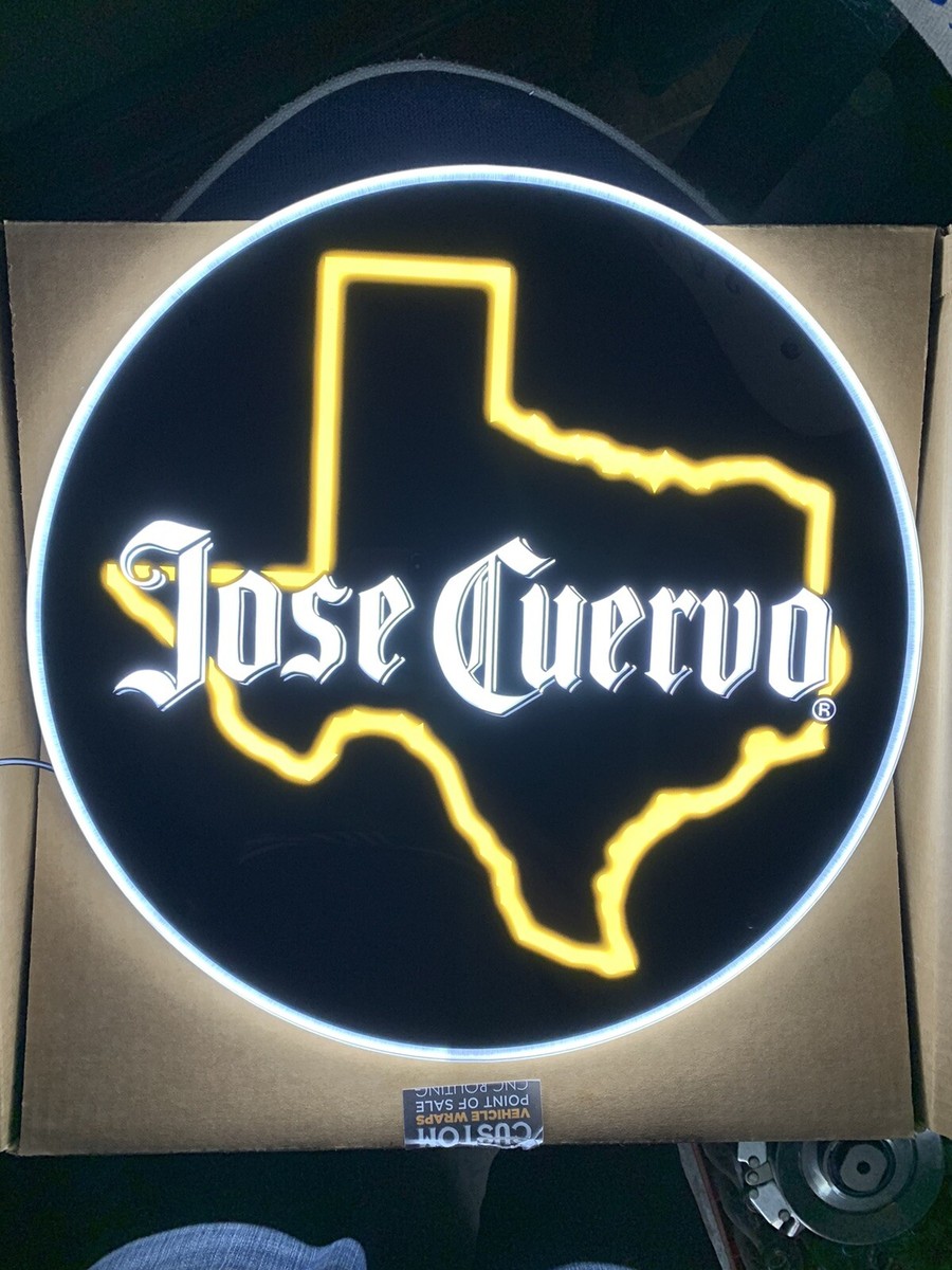 Brand New Jose Cuervo Texas Tequila LED Lighted Sign 16” Approx