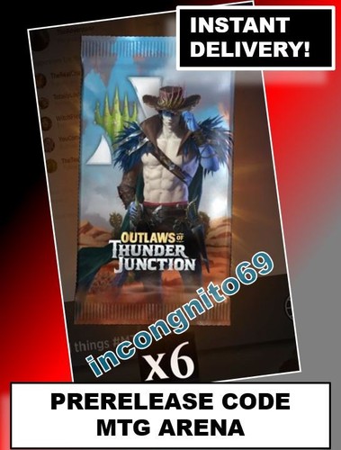 MTG ARENA CODE CARD MAGIC PACK DUSKMOURN BLOOMBURROW OUTLAWS MANOR PRERELEASE - 第 10/37 張圖片