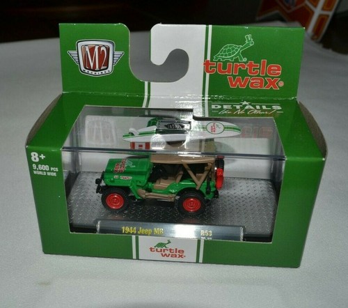 M2 MACHINES TURTLE WAX - 1944 JEEP MB GREEN R53 - Picture 2 of 3