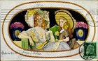 IMV02293 TCV germany bayern art nouveau artist signed ad munzer fashion 1912