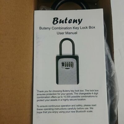  BUTENY COMBINATION KEY LOCK BOX CODE KEY STORAGE COMBO DOOR SECURITY LOCK NEW 