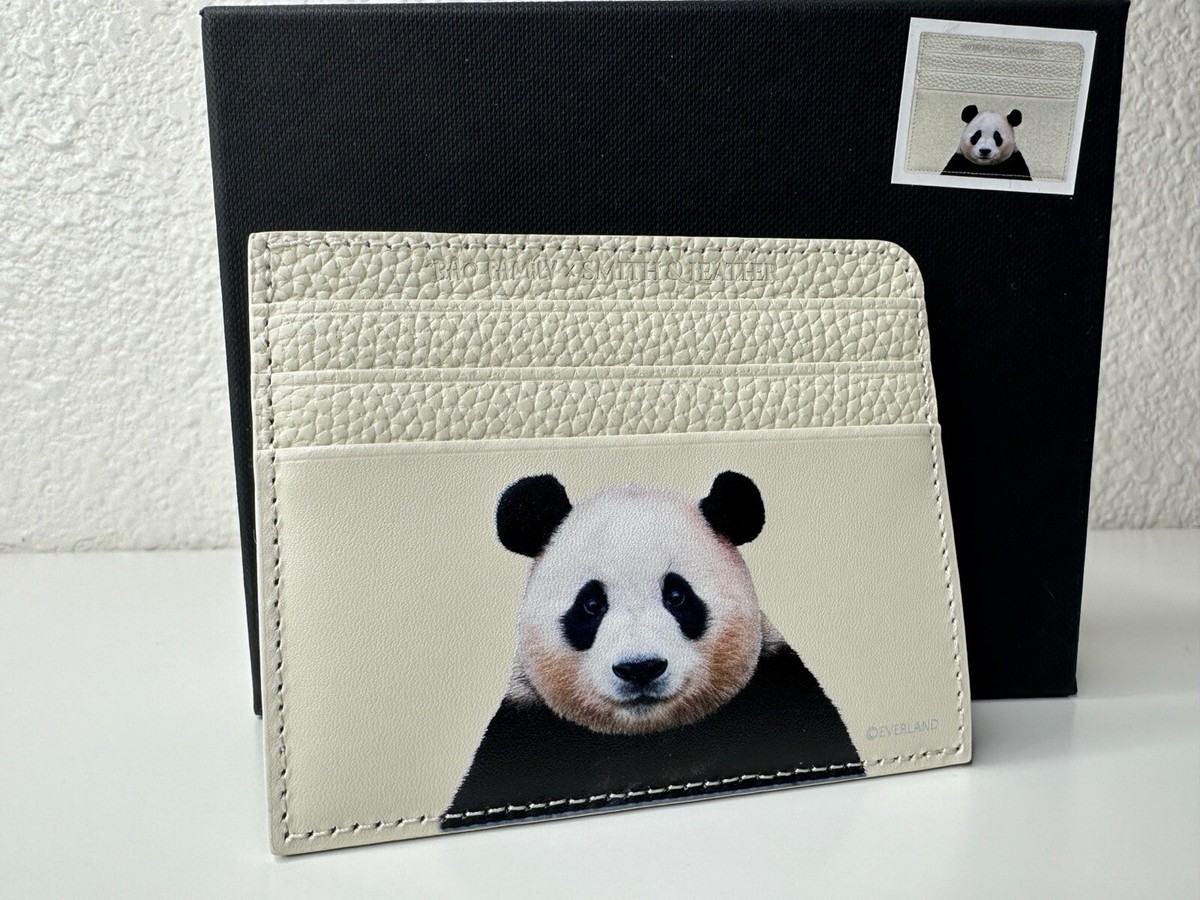 NEW Everland Bao Family x Smith Leather Fubao Panda Card Wallet