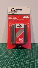 American Line Heavy Duty Utility Blades, 100 Pcs in Dispenser