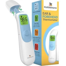 Ear and Forehead Baby Thermometer for Infants to Adults Termometro Digital Ba...