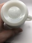 Vintage Fire King Gray Laurel Leaf Milk Glass Creamer 3 5/8" Footed See Pics — photo 5