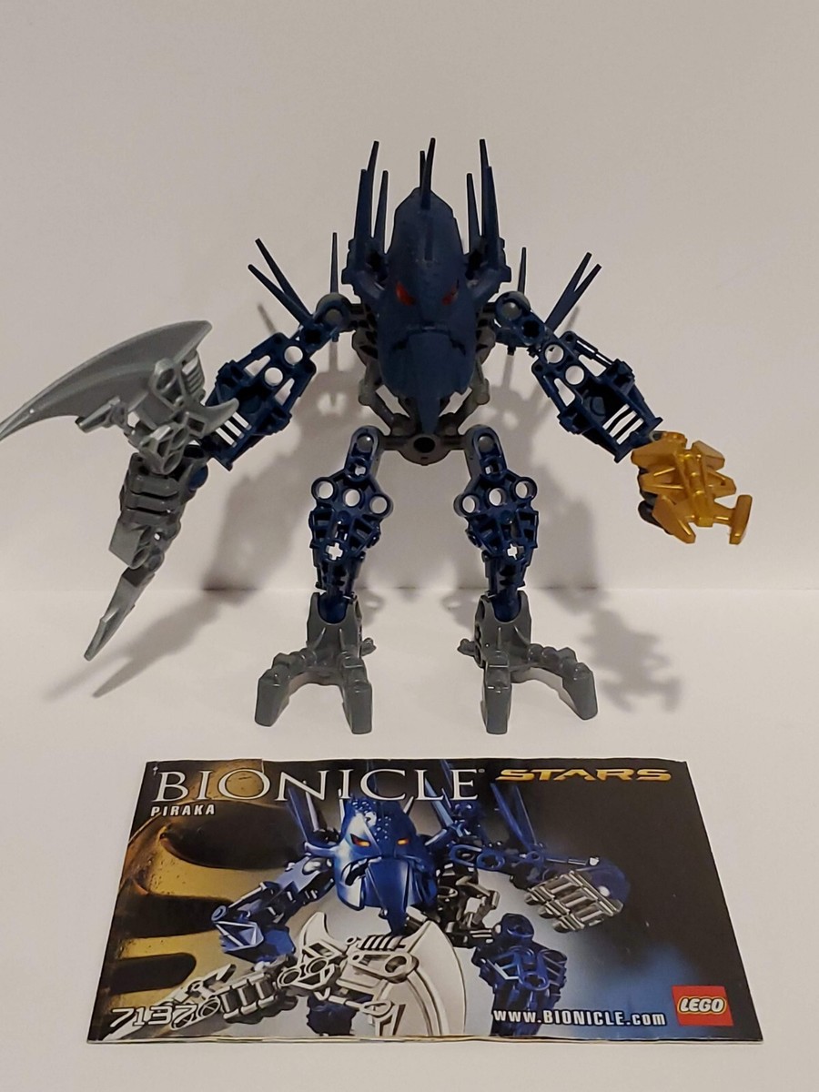 100% Complete & Retired Lego Bionicle Piraka (7137) with
