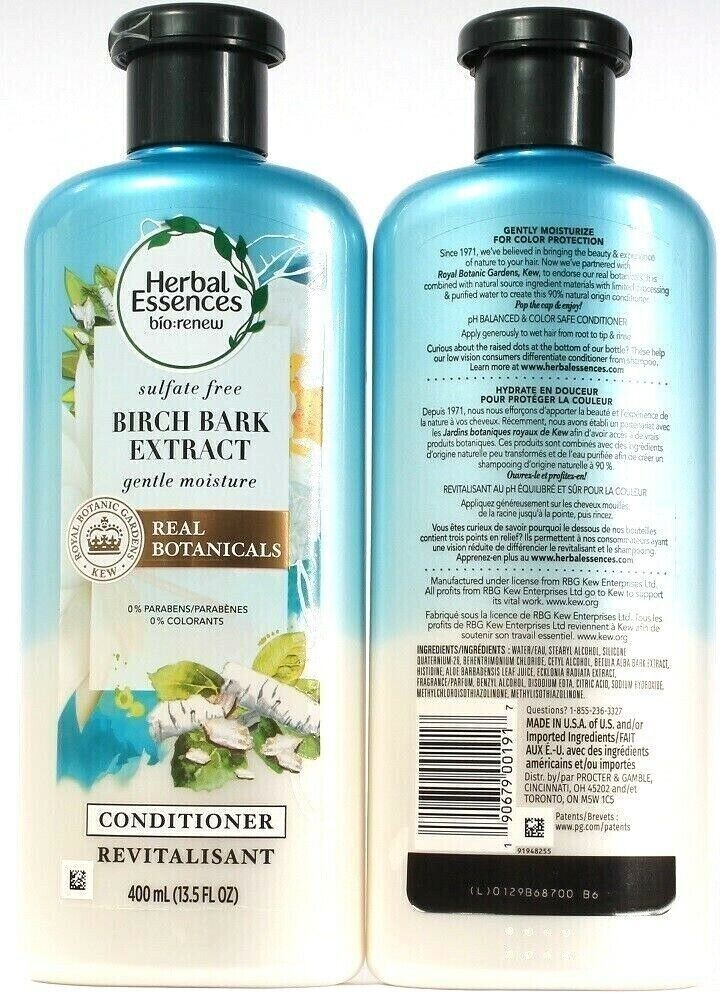 (2 Pack) Herbal Essences BIRCH BARK EXTRACT Moisture CONDITIONER