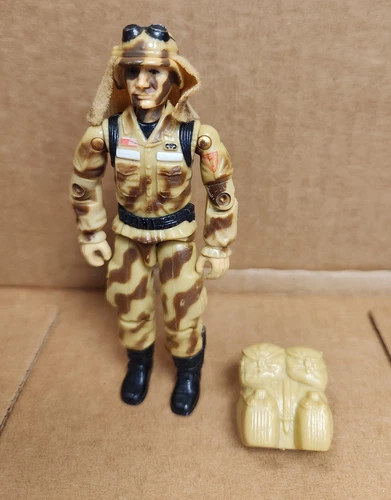Hasbro 1985 G. I. Joe Dusty Desert Trooper No Gun & Bipod