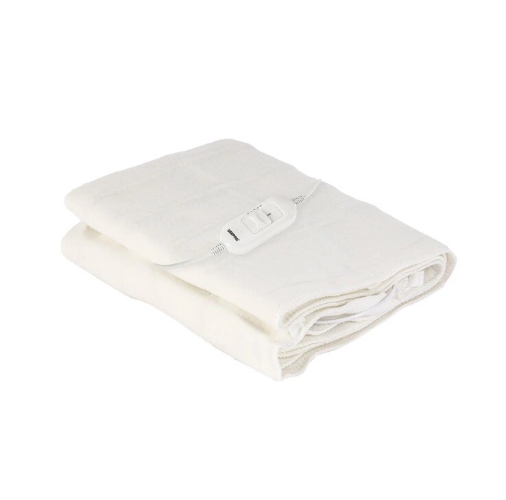 GEEPAS Electric  Single Heated Control Fitted Bed Under Blanket 3 Heat Settings