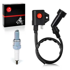 Ignition Coil & Spark Plug For Arctic Cat 400 4X4 2003 2004 2005 2006 2007