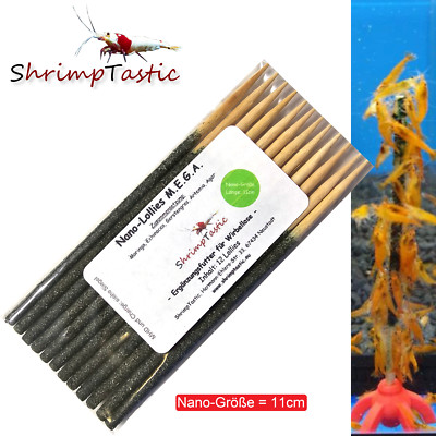 NANO Lollies ''M.E.G.A.''  12 Stück - Garnelen Futter Shrimp Sticks Lollies