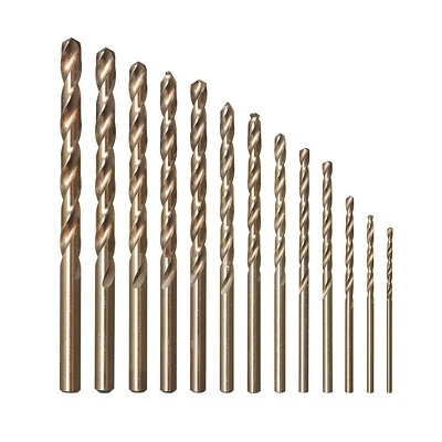 ECS HSS Cobalt Jobber Drill Bits Split Point 5% 135° Stainless Steel Metals US PRO