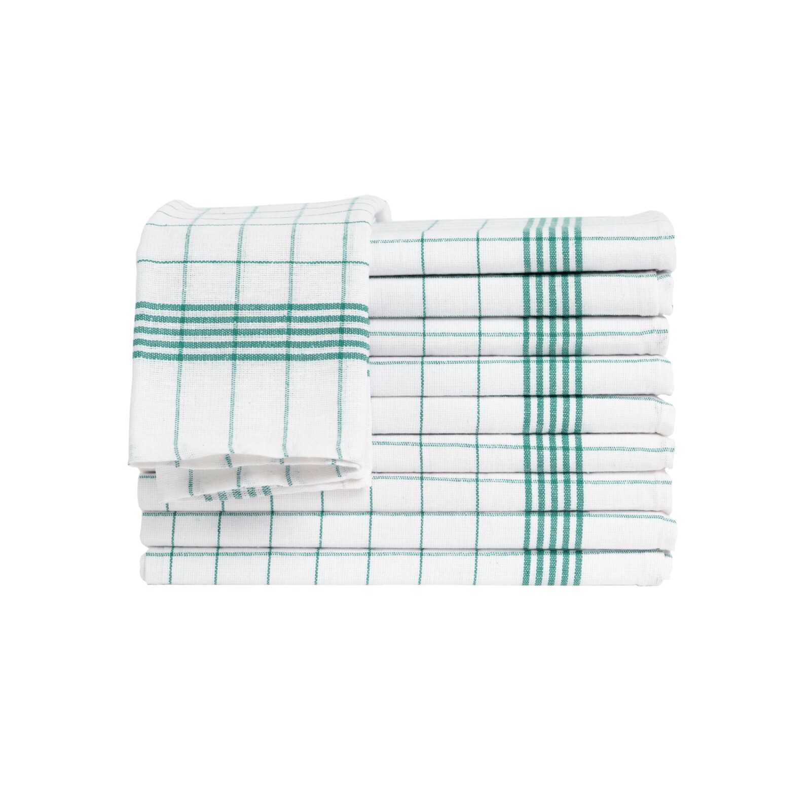 Geschirrtücher Set im 10er Pack Baumwolle oder Halbleinen 50x70 cm Küchentücher