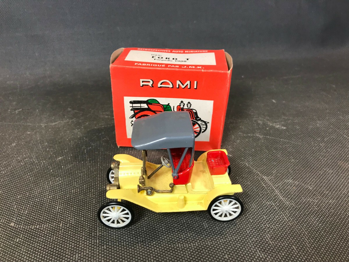 Voiture miniature RAMI par JMK FORD T Torpedo 1908 1/43 neuve et boite d'origine