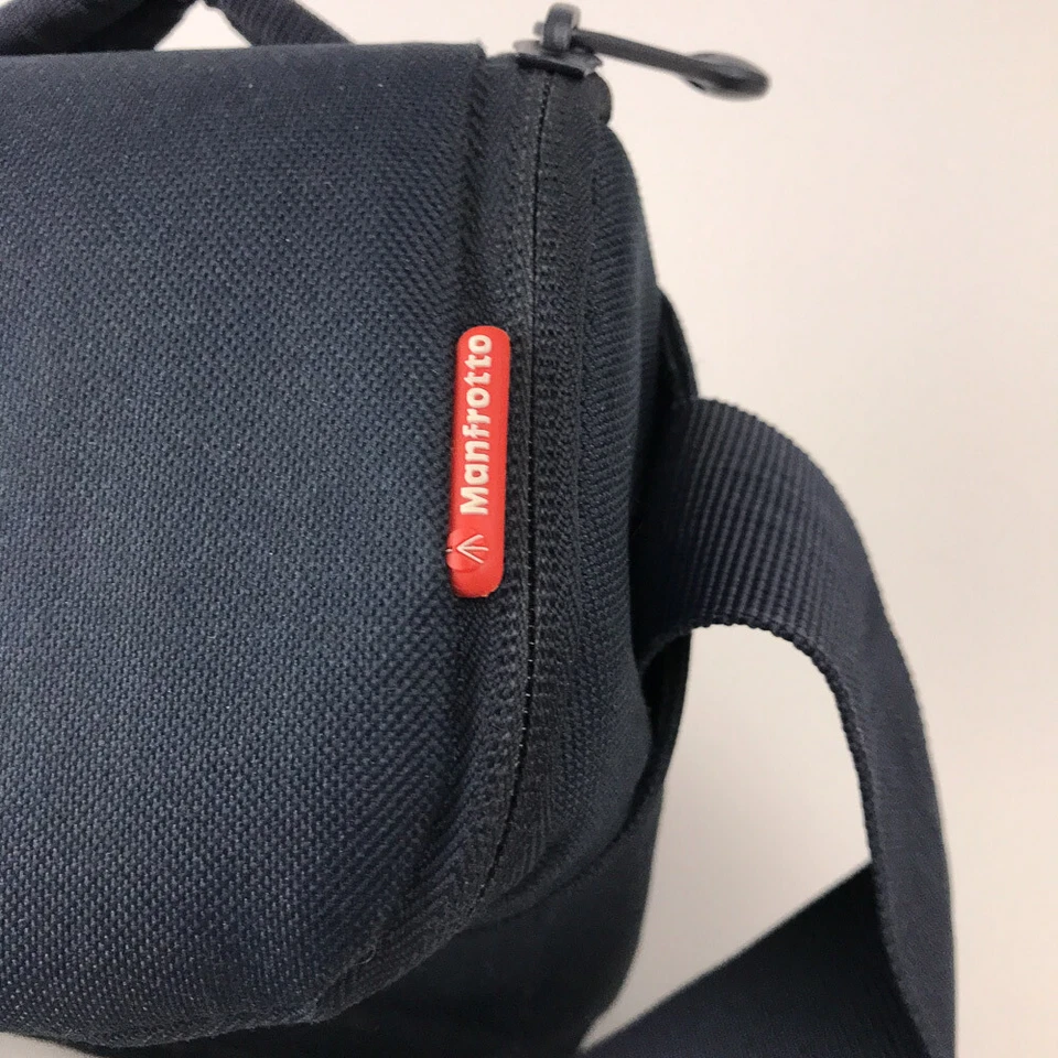 Manfrotto Azul Almeja Carcasa Bandolera Acolchada Cámara Bolso Amica 10 Foto 3 de 4