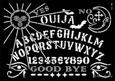 Ouija Board Stencil DIY Spirit Board Stencil, Black Magic Stencil #OuijaBoard 51