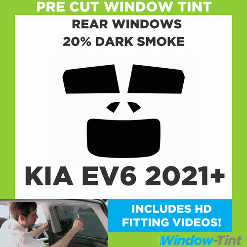 For Kia EV6 2021+ Pre Cut Window Tint Kit 20% Dark Rear Car Tinting Film film - Picture 1 of 9