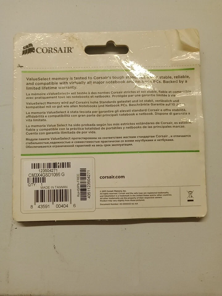 Corsair DDR3 4 GB Ram - Image 2 of 2