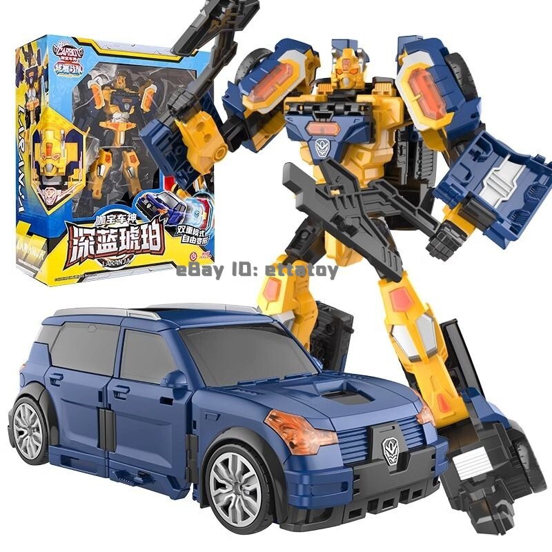 Hello Carbot LARANJA 2-Step Transforming Robot Figure Car Vehicle