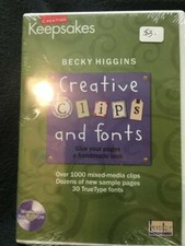 SCRAPBOOK Creating Keepsakes DVD - Creative Clips  Fonts