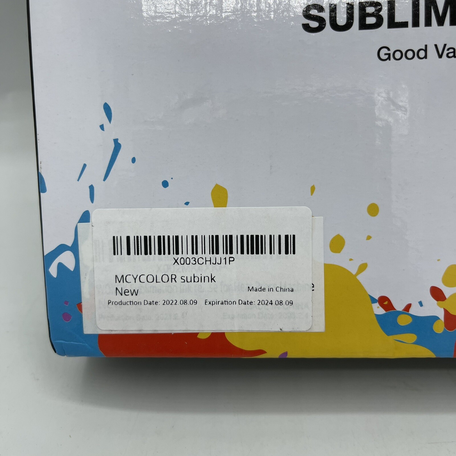 Sublimation Ink Refill 4 Color Pack Inkjet Printers Heat Press Transfer