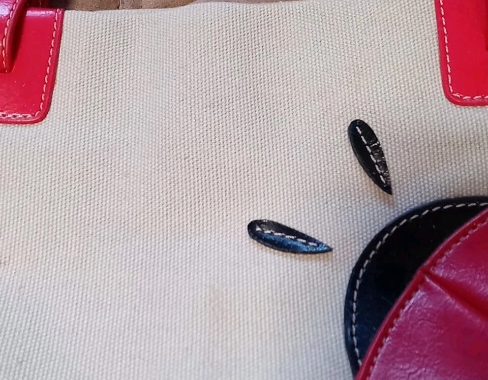 Ladybug Cartera Bolso de Mano Maxx Nueva York Lona e Imitación Cuero Ladybugs 14"x9"x4" Foto 2 de 4