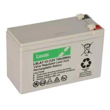Lucas 12V 7AH (equiv / rep) NP7-12 12v 7Ah 20HR VRLA AGM Rechargeable Battery