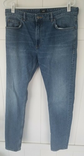H\u0026M Jeans Mens Size 32 x 31 Blue Slim 