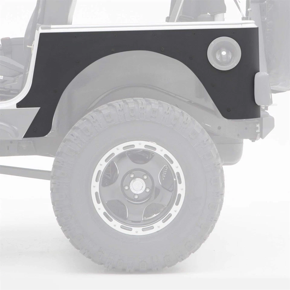 Smittybilt 76874 XRC Rear Black Corner Guards for 1997-2006 Jeep Wrangler TJ - Imagem 3 de 4