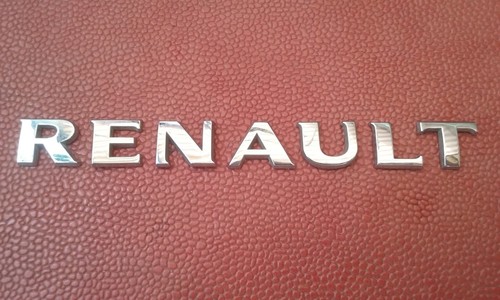 RENAULT Clio Megane Scenic Zoe Lettrage Chrome/Badge Emblem Letters/Schriftzug - Imagen 3 de 4