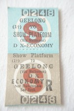 Geelong Australia Train Railway Ticket