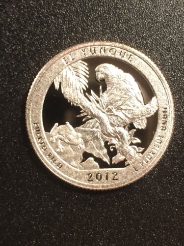 2012-S 25C El Yunque NP DC (Proof) America the Beautiful Quarter Deep Cameo Gem - Picture 2 of 3