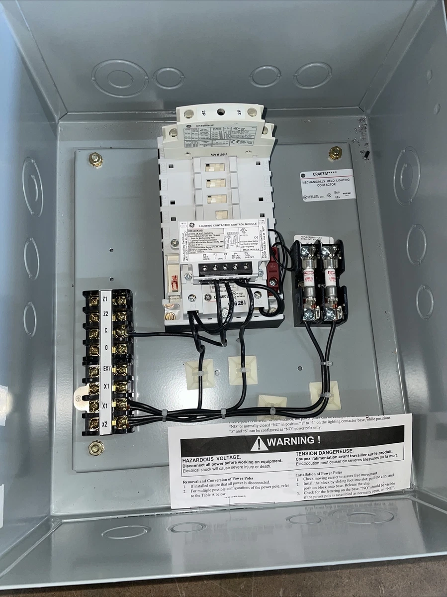 Ge 6 Pole Lighting Contactor Shelly Lighting