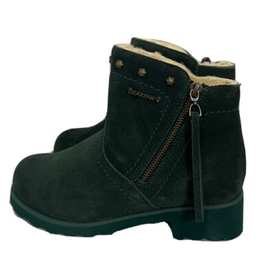 BEARPAW  Caroline Suede Boot-Dark Green-Size 6-NEW-Orig. $84.99