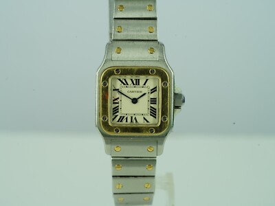 Cartier Santos Galbée Ref. W20012C4 DAU 24mm Quartz Papiere aus 2012 LC100