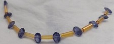10 Blue Iolite Faceted Oval Gemstone Beads Natural AAA 4mm x 6mm